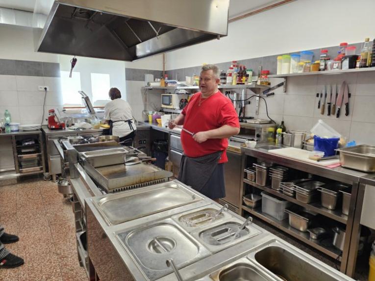Interiér restaurace František